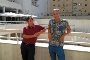 Ian Garrido y Alba Martínez, la pasada semana en Almería.