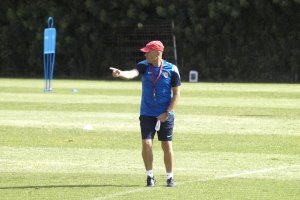 Miguel Rivera en la sesión de este miércoles.