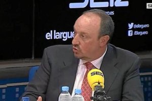 José Ramón de la Morena con Rafa Benitez.