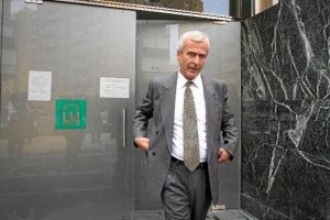 Demetrio Carmona, a su salida del juzgado tras declarar como imputado