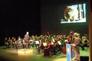 Concierto de la Banda Sinfónica de Jaén, organizado por el Colegio de Veterinarios de Almería.
