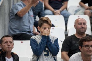 Un joven aficionado.