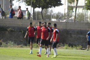 Carlos Cuéllar ha entrenado hoy con normalidad.