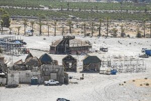 Decorados para la serie en El Chorrillo.