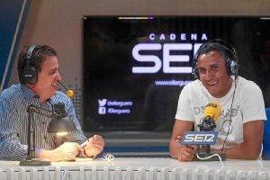 Keylor Navas con José Ramón de la Morena.