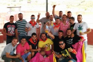 Fiesta campera en la despedida de soltero del alhameño Sebastián García