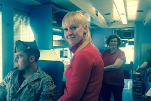 Una sanitaria del centro de Almería