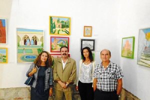 Momento de la clausura de la exposición de FAISEM en La Alcazaba