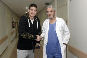 Mariano De Prado operó de la misma lesión a James Rodríguez.
