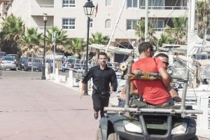 Una escena rodada en Almerimar