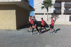 Llegan los jugadores a La Vega.