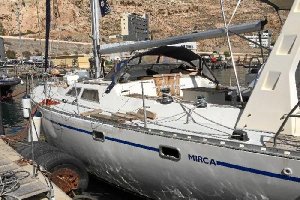 Velero interceptado con droga.