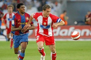 Carlos García vivió una etapa maravillosa en el Almería.