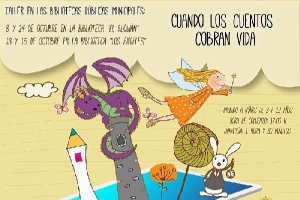 Cartel del taller que acogerán las bibliotecas.