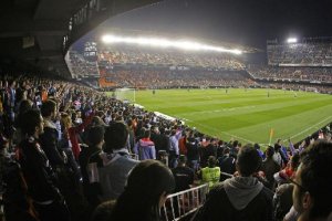 Estadio de Mestalla. 