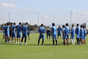 Entrenamiento del Alavés.