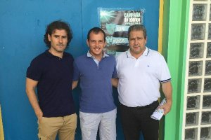 Ángel, Alberto y Vicente.