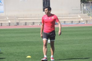 Tino Costa, en el campo Anexo.