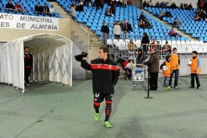 Nino en su última visita al Mediterráneo con el Osasuna de Javi Gracia en Primera.