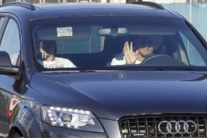 Keylor Navas entrando en Valdebebas en una imagen de archivo.