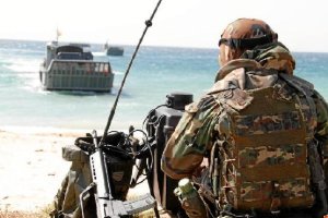 Ejercicio Noble Mariner en Almería en 2014