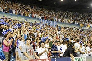 Muy buen ambiente en La Romareda.