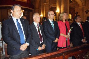 La ministra de Empleo, Fátima Bañez, en el Santuario Virgen del Mar.