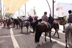 Imagen de archivo del Paseo de Caballos en el Recinto Ferial. 