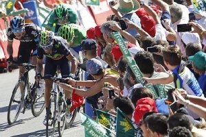 Valverde, Sagan, Roche y Gonçalves a pocos metros de la meta.