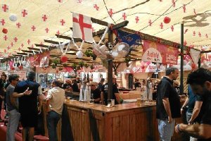 La caseta del mediodía de LA VOZ está en la plaza Pablo Cazard.