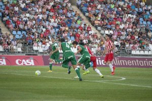 Una jugada del partido.