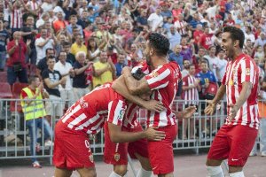 Fiesta por los goles.