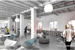 Diseño del interior de una de las salas en el proyecto ganador