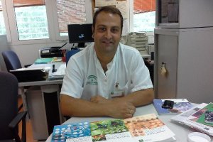 El enfermero Felipe Cañadas ha coordinado el trabajo de los sanitarios en Torrecárdenas.