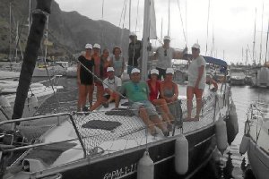 Participantes en el taller-coaching ejecutivos, re-aprendiendo en alta mar.