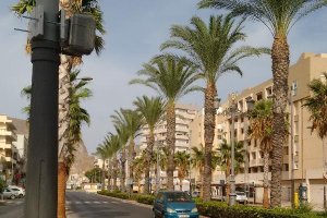 Uno de los aforados en la Avenida Carlos III.