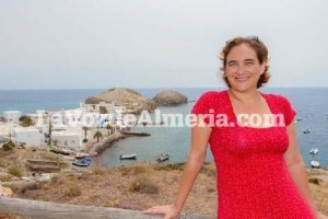 Ada Colau, en la Isleta del Moro.