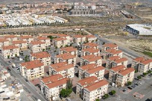 Vista aérea del barrio de El Puche.