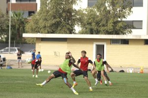 El césped de La Vega, mucho mejor que el del Anexo.