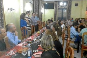 Virginia Bosquet durante la presentación de los vinos