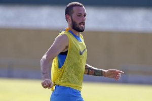Aleix Vidal entrenó con el filial azulgrana.