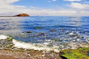 el Islote de San Andrés visto desde Carboneras.