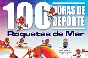 Cartel de las 100 horas del deporte.