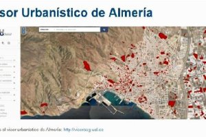 Imagen del visor urbanístico en la web 