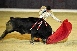 Torres jerez al natural en Berja. La plaza registró un lleno en los tendidos en tarde triunfal en la que los espadas salieron por la puerta grande.