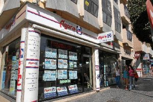 Una agencia de viajes de la capital almeriense.