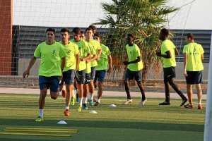 La plantilla del Depor trabaj en Santa María del Águila.
