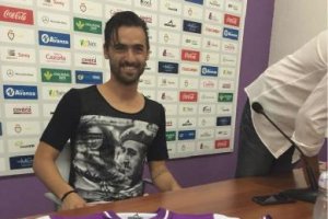 Nuno Silva con una camiseta peculiar.