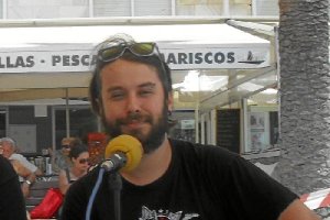 Antonio Alcaraz ‘Chino’, en el set de la SER. 