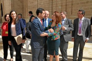 Moreno y Crespo en una imagen de archivo.